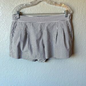 J. Crew seersucker striped shorts